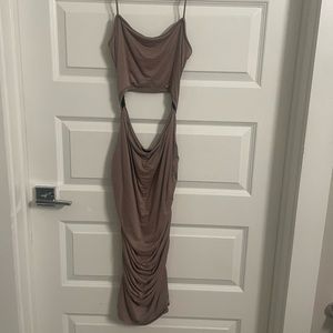 Mauve Cutout dress